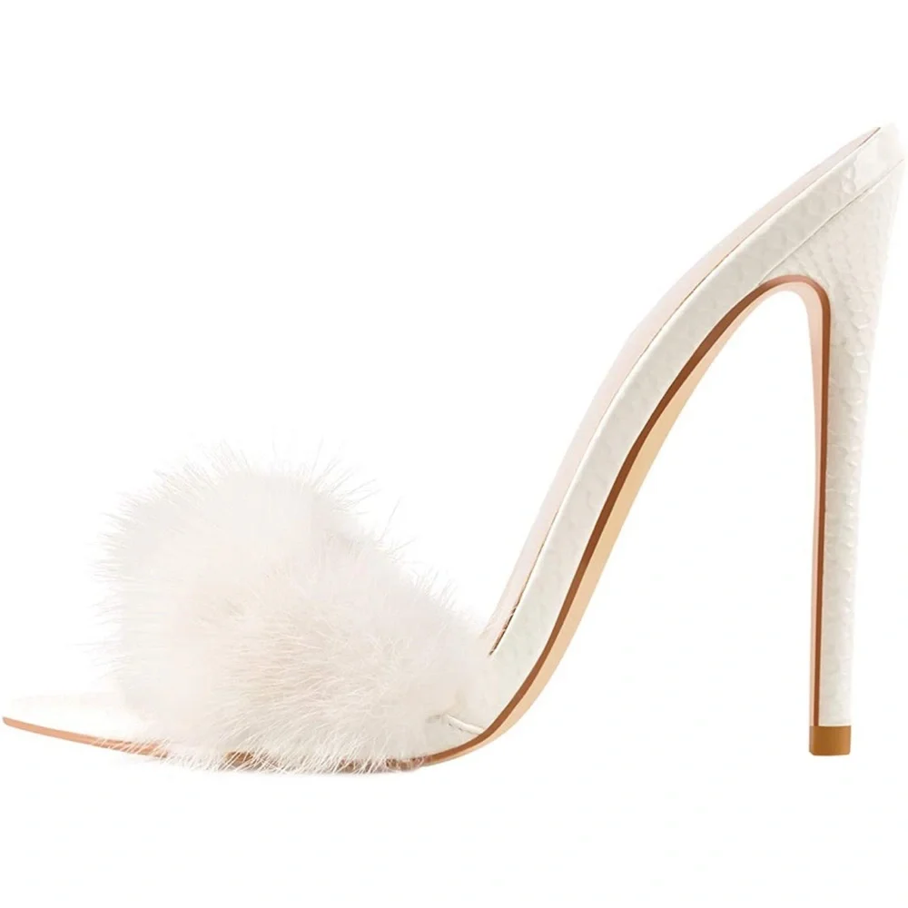 Stiletto open toe pumps - Picture 3 of 5